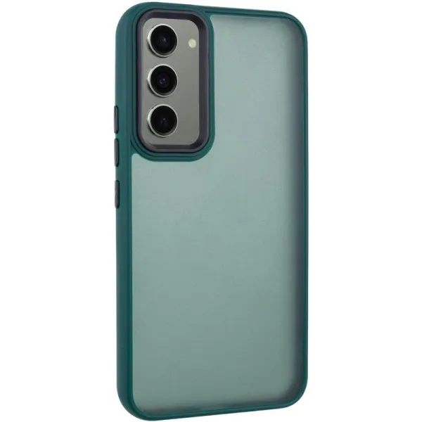 Чехол TPU+PC Lyon Frosted для Samsung Galaxy A15 4G/5G / M15 5G — Зеленый — фото 1
