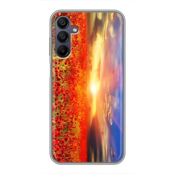 Чехол с принтом «Поле тюльпанов» для Samsung Galaxy A15 (A155)