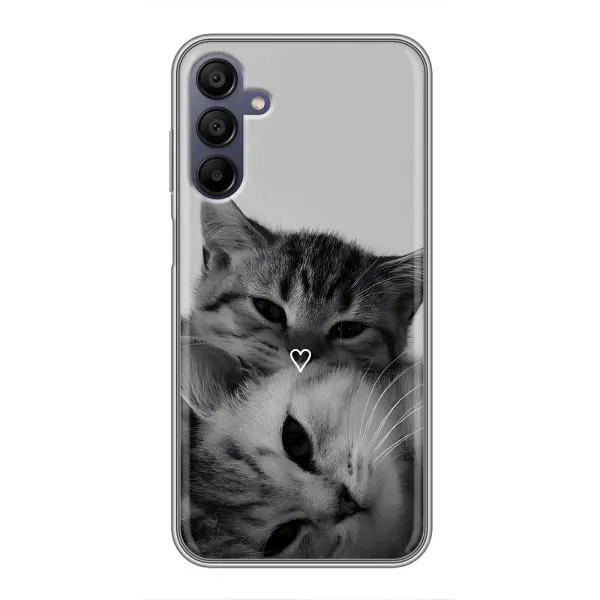 Чехол с принтом «Пара котов» для Samsung Galaxy A15 (A155)