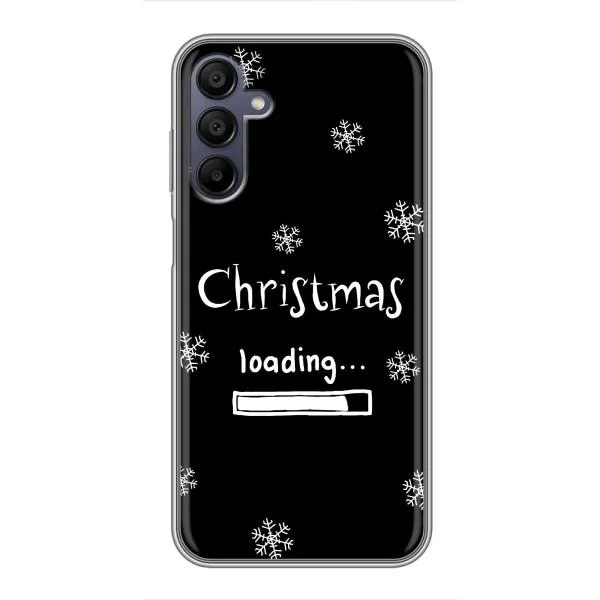 Чехол с принтом «Christmas loading» для Samsung Galaxy A15 (A155)