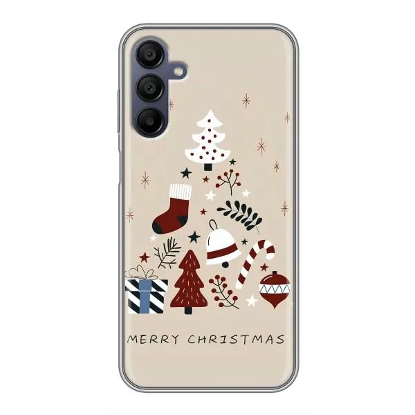 Чехол с принтом «Merry Christmas» для Samsung Galaxy A15 (A155)
