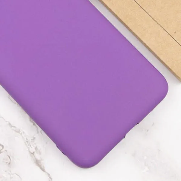 Чехол TPU GETMAN Liquid Silk Full Camera для Samsung Galaxy A16 4G/5G — Фиолетовый — фото 2