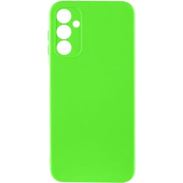 Чехол TPU GETMAN Liquid Silk Full Camera для Samsung Galaxy A16 4G/5G — Салатовый — фото 1
