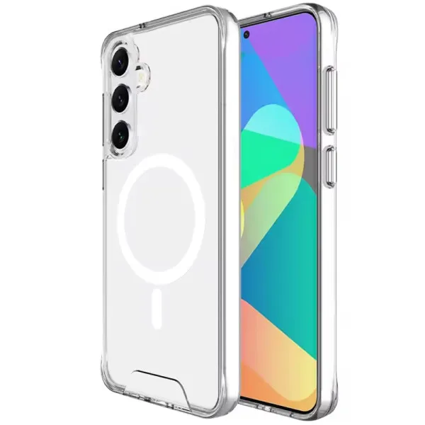 Чехол TPU Space Case with Magnetic Fit для Samsung Galaxy A18 / A17 / A26 / A16 — Прозрачный — фото 1