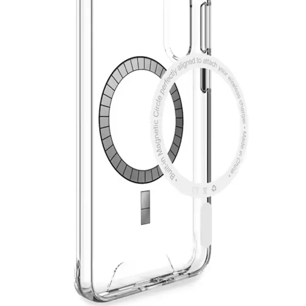 Чехол TPU Space Case with Magnetic Fit для Samsung Galaxy A18 / A17 / A26 / A16 — Прозрачный — фото 2