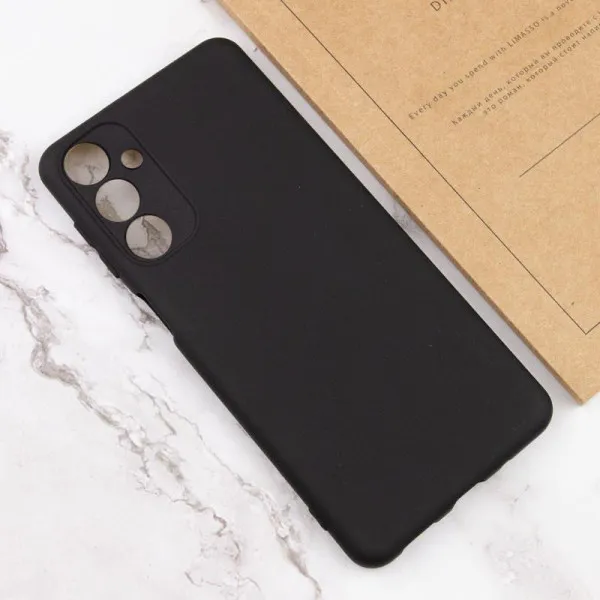 Чехол TPU GETMAN Liquid Silk Full Camera для Samsung Galaxy A16 4G/5G — Черный — фото 4