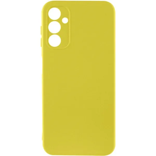 Чехол TPU GETMAN Liquid Silk Full Camera для Samsung Galaxy A16 4G/5G — Желтый — фото 1
