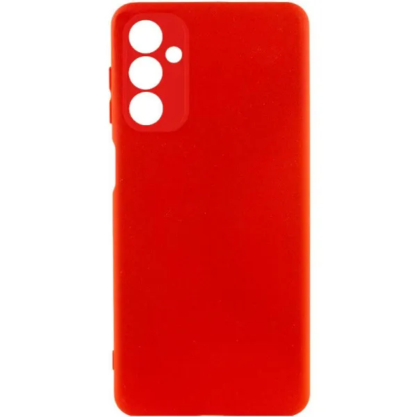 Чехол TPU GETMAN Liquid Silk Full Camera для Samsung Galaxy A16 4G/5G — Красный — фото 1