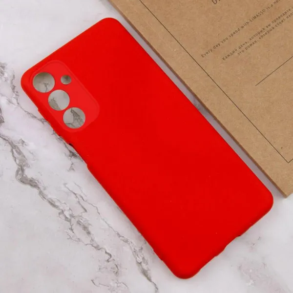 Чехол TPU GETMAN Liquid Silk Full Camera для Samsung Galaxy A16 4G/5G — Красный — фото 4