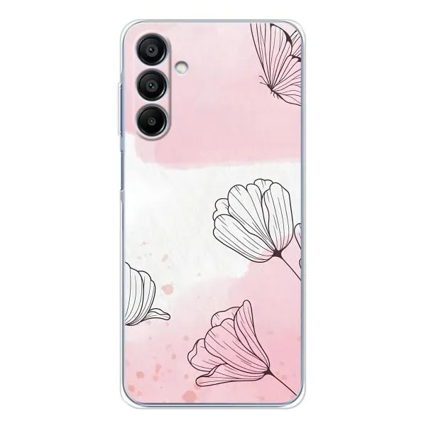 Чехол с принтом «Розовые цветы» для Samsung Galaxy A16 5G