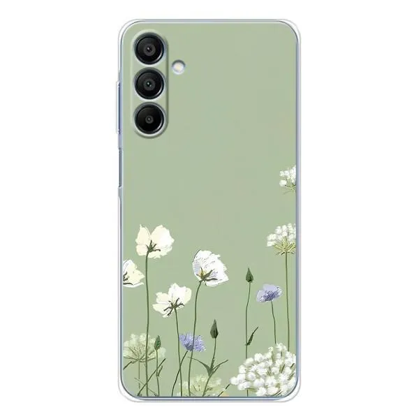 Чехол с принтом «Цветы на зеленом» для Samsung Galaxy A16 Чехол с принтом «Цветы на зеленом» для Samsung Galaxy A16