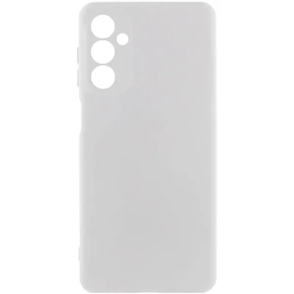 Чохол TPU GETMAN Liquid Silk Full Camera для Samsung Galaxy A18 / A17 — Білий