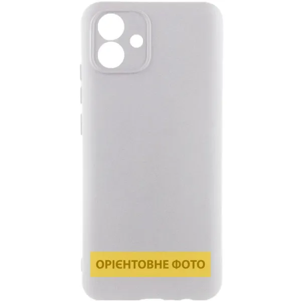 Чохол TPU GETMAN Liquid Silk Full Camera для Samsung Galaxy A18 / A17 — Сірий