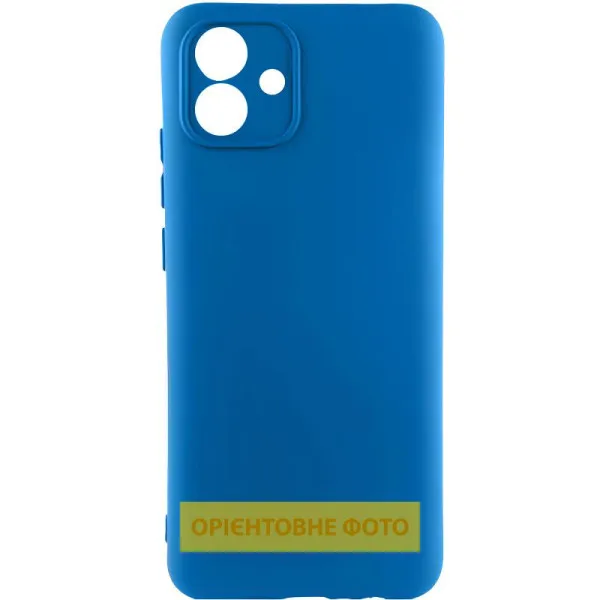 Чохол TPU GETMAN Liquid Silk Full Camera для Samsung Galaxy A18 / A17 — Синій — фото 2