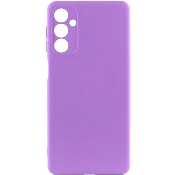Чохол TPU GETMAN Liquid Silk Full Camera для Samsung Galaxy A18 / A17 — Фіолетовий — фото 2