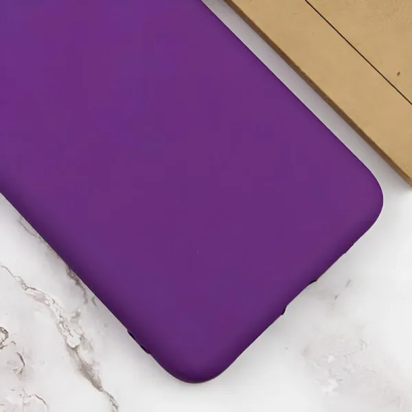 Чохол TPU GETMAN Liquid Silk Full Camera для Samsung Galaxy A18 / A17 — Фіолетовий — фото 1