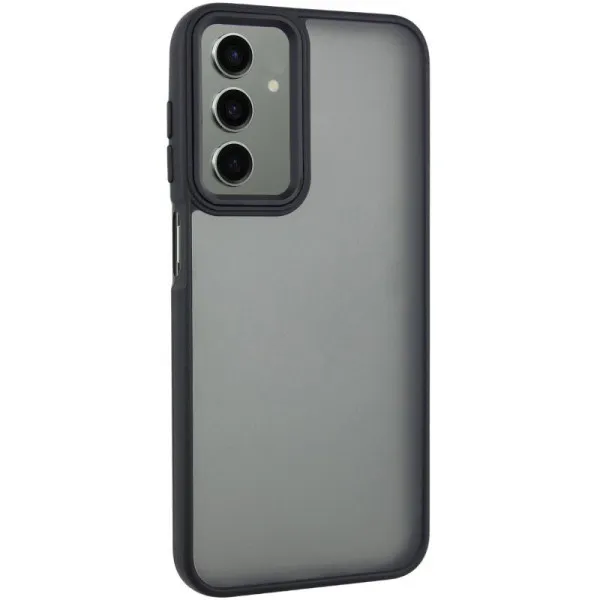 Чехол TPU+PC Lyon Frosted для Samsung Galaxy A18 / A17 / A26 / A16 — Черный — фото 1 Чехол TPU+PC Lyon Frosted для Samsung Galaxy A18 / A17 / A26 / A16 — Черный — фото 1