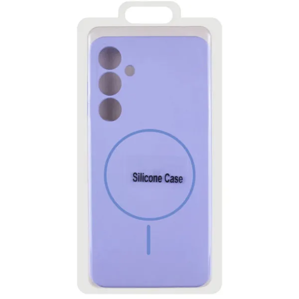 Чохол Silicone Cover Lakshmi Full Camera (AA) with Magnetic Fit для Samsung Galaxy A17 4G/5G — Бузковий — фото 2