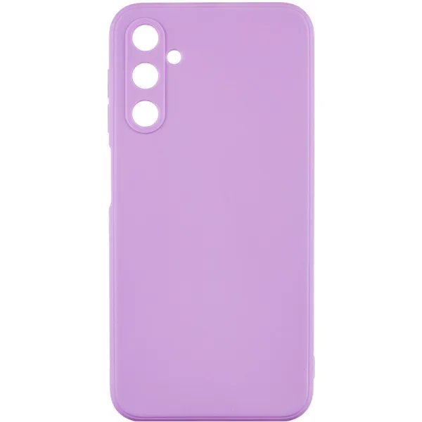 Силиконовый чехол Candy Full Camera для Samsung Galaxy A18 / A17 — Сиреневый