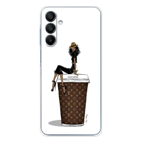 Чехол с принтом «кофе LOUIS VUITTON» для Samsung Galaxy A17
