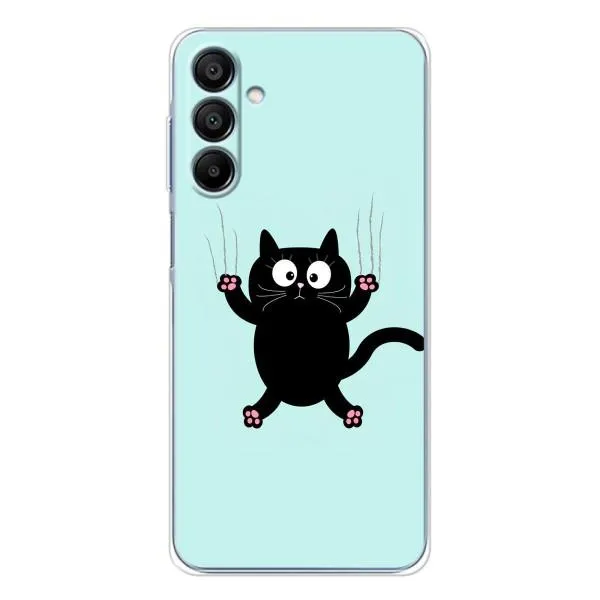 Чехол с принтом «Падающий кот» для Samsung Galaxy A17 Чехол с принтом «Падающий кот» для Samsung Galaxy A17