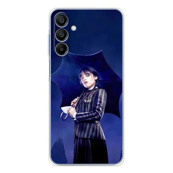 Чохол з принтом «Венздей з парасолькою» для Samsung Galaxy A17 Чохол з принтом «Венздей з парасолькою» для Samsung Galaxy A17