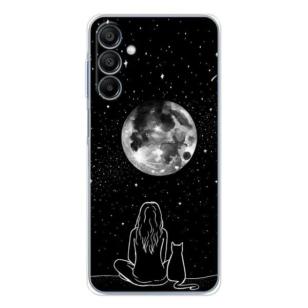 Чехол с принтом «Девушка с котом» для Samsung Galaxy A17 Чехол с принтом «Девушка с котом» для Samsung Galaxy A17