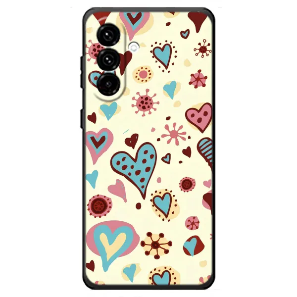 Чехол с принтом «Сердечки» для Samsung Galaxy A18 4G Чехол с принтом «Сердечки» для Samsung Galaxy A18 4G