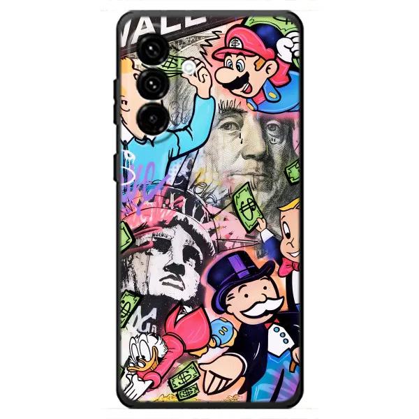 Чохол з принтом «Monopoly man» для Samsung Galaxy A18 4G