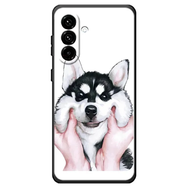 Чехол с принтом «Довольный Хаски» для Samsung Galaxy A18 4G Чехол с принтом «Довольный Хаски» для Samsung Galaxy A18 4G
