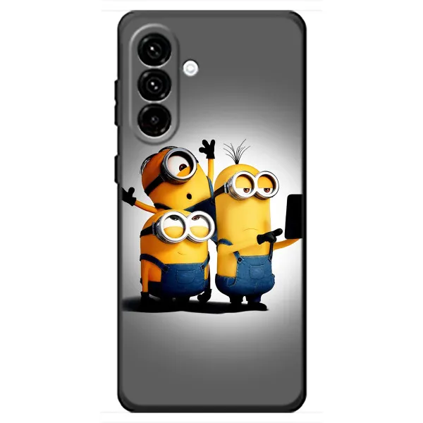 Чехол с принтом «Три миньона» для Samsung Galaxy A18 4G Чехол с принтом «Три миньона» для Samsung Galaxy A18 4G