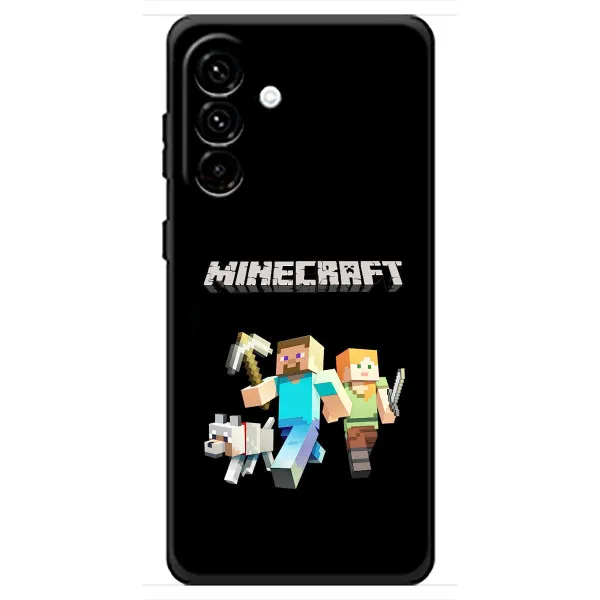 Чехол с принтом «герои Minecraft» для Samsung Galaxy A18 4G Чехол с принтом «герои Minecraft» для Samsung Galaxy A18 4G