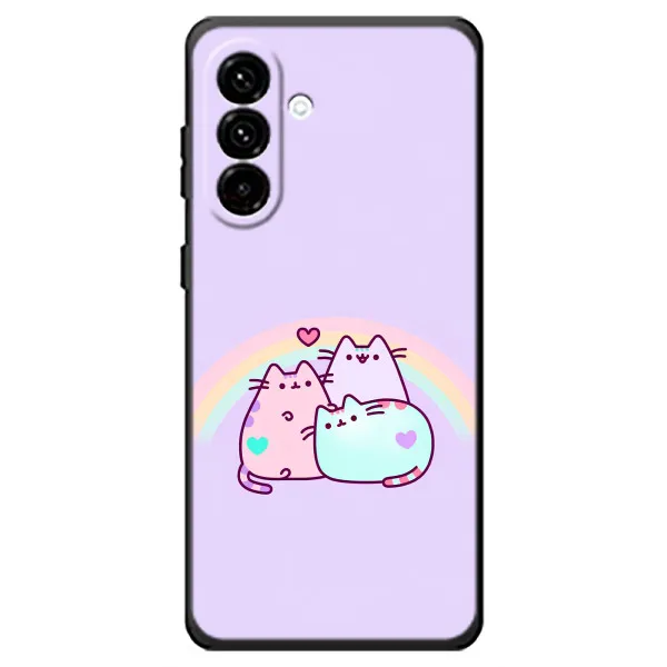 Чехол с принтом «Радужные котики» для Samsung Galaxy A18 4G Чехол с принтом «Радужные котики» для Samsung Galaxy A18 4G