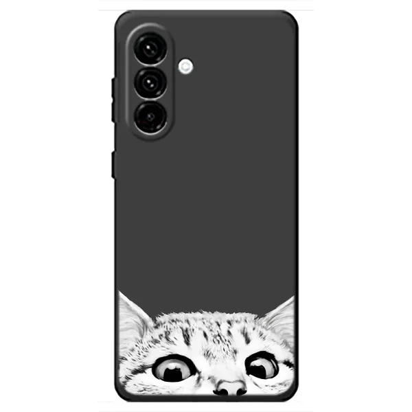 Чехол с принтом «Выглядывает кот» для Samsung Galaxy A18 4G Чехол с принтом «Выглядывает кот» для Samsung Galaxy A18 4G