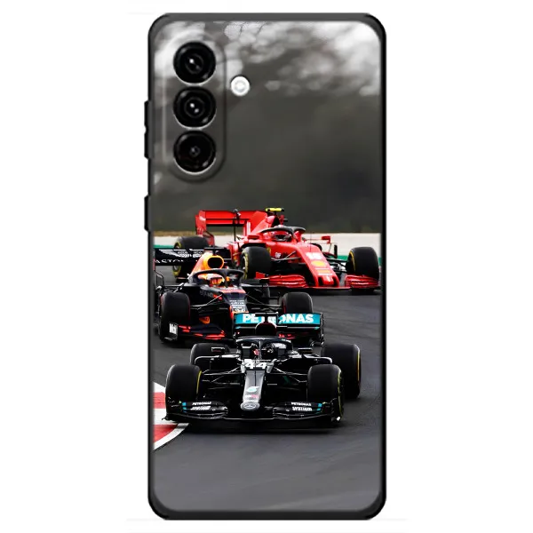 Чехол с принтом «Гонка Формула 1» для Samsung Galaxy A18 4G