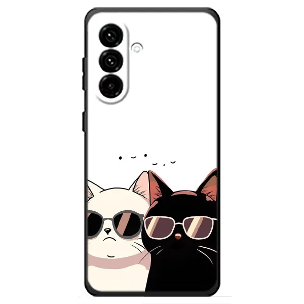 Чехол с принтом «Коты в очках» для Samsung Galaxy A18 4G Чехол с принтом «Коты в очках» для Samsung Galaxy A18 4G