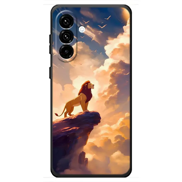 Чехол с принтом «Симба на скале» для Samsung Galaxy A18 4G