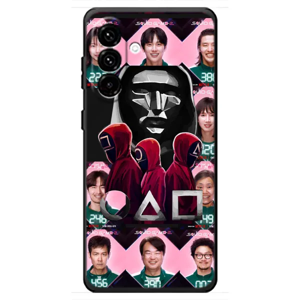 Чехол с принтом «Участники Игра кальмара» для Samsung Galaxy A18 4G Чехол с принтом «Участники Игра кальмара» для Samsung Galaxy A18 4G