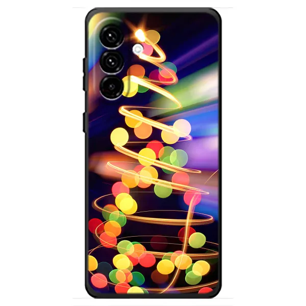 Чехол с принтом «Елка с гирлянд» для Samsung Galaxy A18 4G Чехол с принтом «Елка с гирлянд» для Samsung Galaxy A18 4G