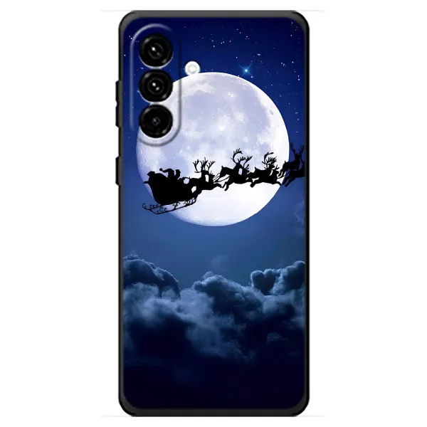 Чехол с принтом «Санта - луна» для Samsung Galaxy A18 4G Чехол с принтом «Санта - луна» для Samsung Galaxy A18 4G