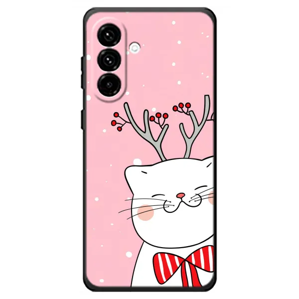 Чехол с принтом «Зимний кот» для Samsung Galaxy A18 4G Чехол с принтом «Зимний кот» для Samsung Galaxy A18 4G