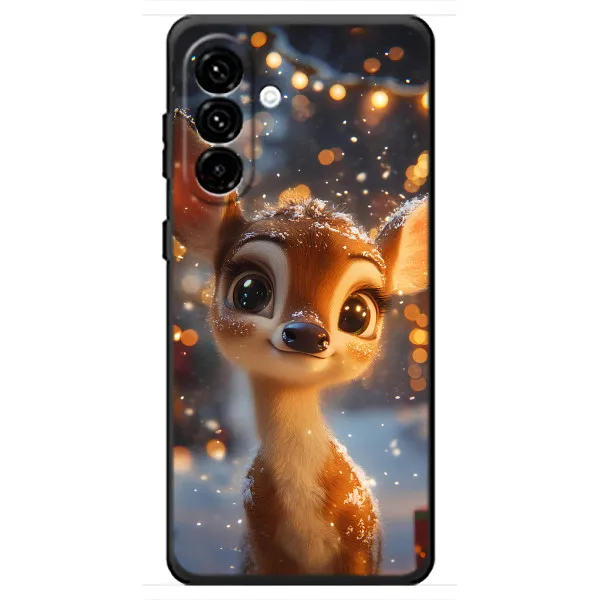 Чехол с принтом «Олененок среди гирлянд» для Samsung Galaxy A18 4G Чехол с принтом «Олененок среди гирлянд» для Samsung Galaxy A18 4G