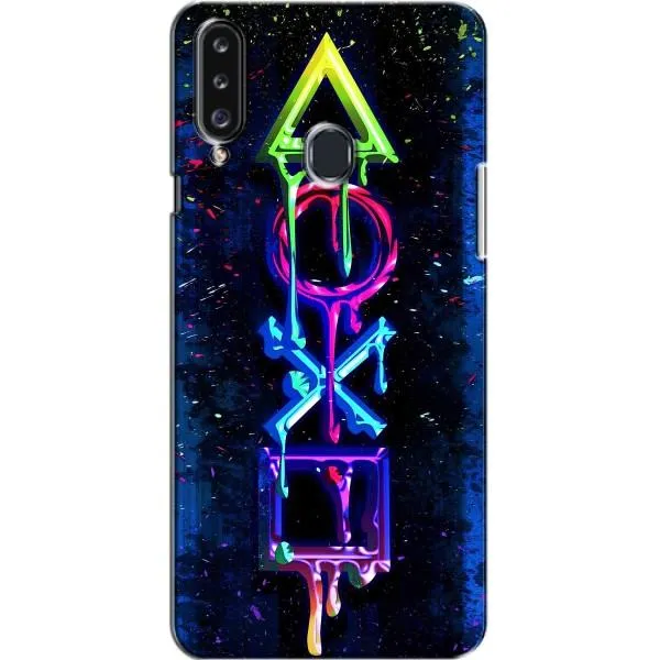 Чехол с принтом «Pleystation лого» для Samsung Galaxy A20s (A207) Чехол с принтом «Pleystation лого» для Samsung Galaxy A20s (A207)