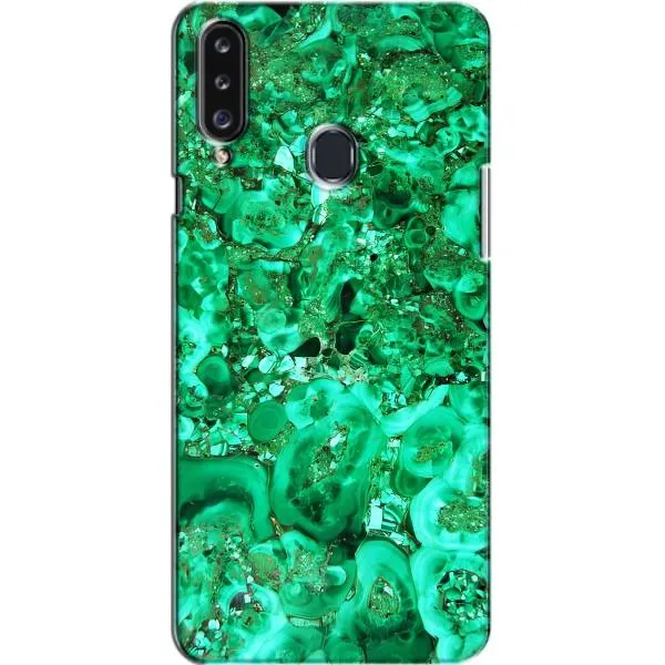 Чехол с принтом «Салатный Мрамор» для Samsung Galaxy A20s (A207)