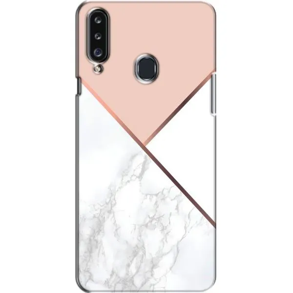 Чехол с принтом «Тройной мрамор» для Samsung Galaxy A20s (A207)