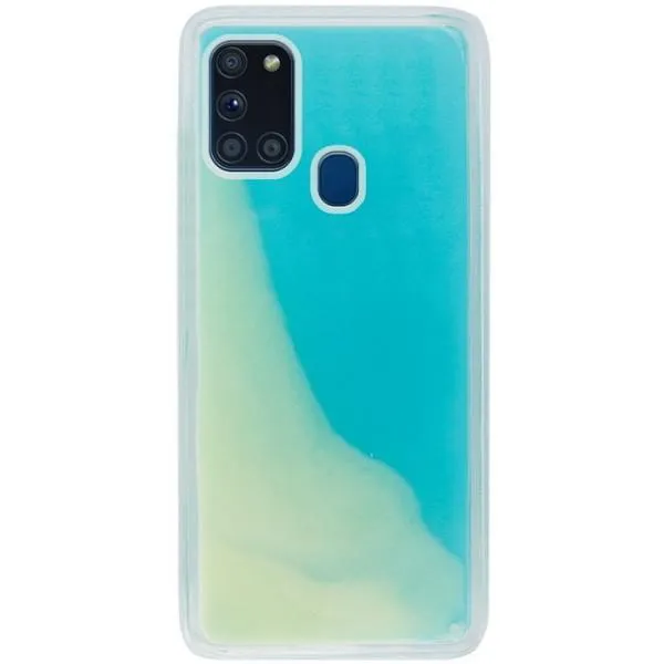 Чохол Neon Sand glow-in-the-dark для Samsung Galaxy A21s — Помаранчевий — фото 2 Чохол Neon Sand glow-in-the-dark для Samsung Galaxy A21s — Помаранчевий — фото 2