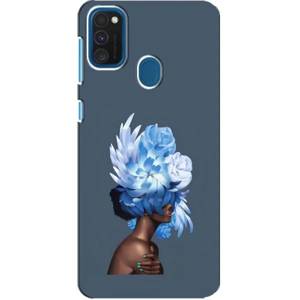 Чохол з принтом «Квіти на голові» для Samsung Galaxy A21s