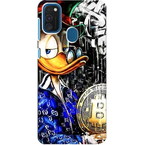 Чехол с принтом «Биткойн Скрудж» для Samsung Galaxy A21s
