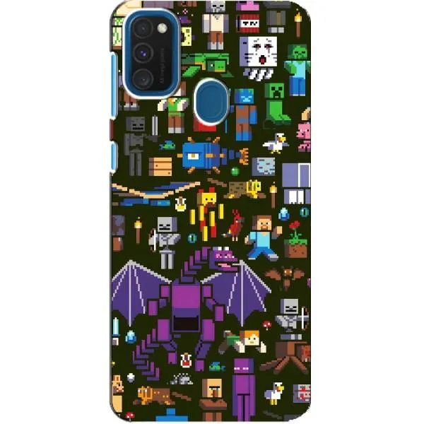 Чохол з принтом «Колаж Майнкрафт» для Samsung Galaxy A21s