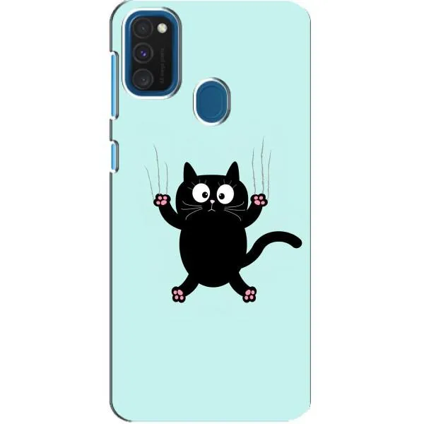 Чехол с принтом «Падающий кот» для Samsung Galaxy A21s